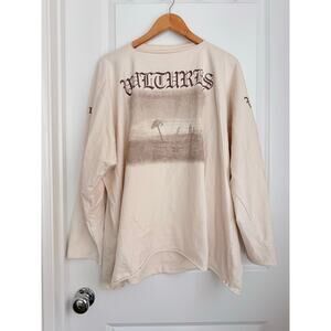 Kanye West YZY Yeezy Gosha Vultures Long Sleeve Shirt Volume 1 Album Size 3